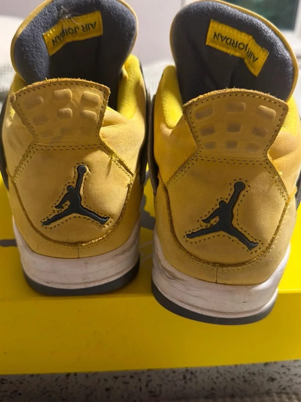 Jordan Men’s Sneakers in Yellow and Black